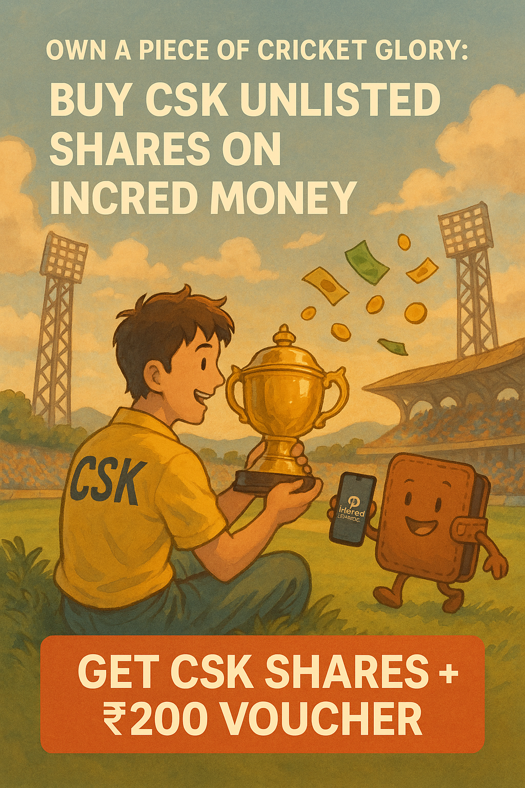 Own a Piece of Cricket Glory: Buy CSK Unlisted Shares on InCred Money