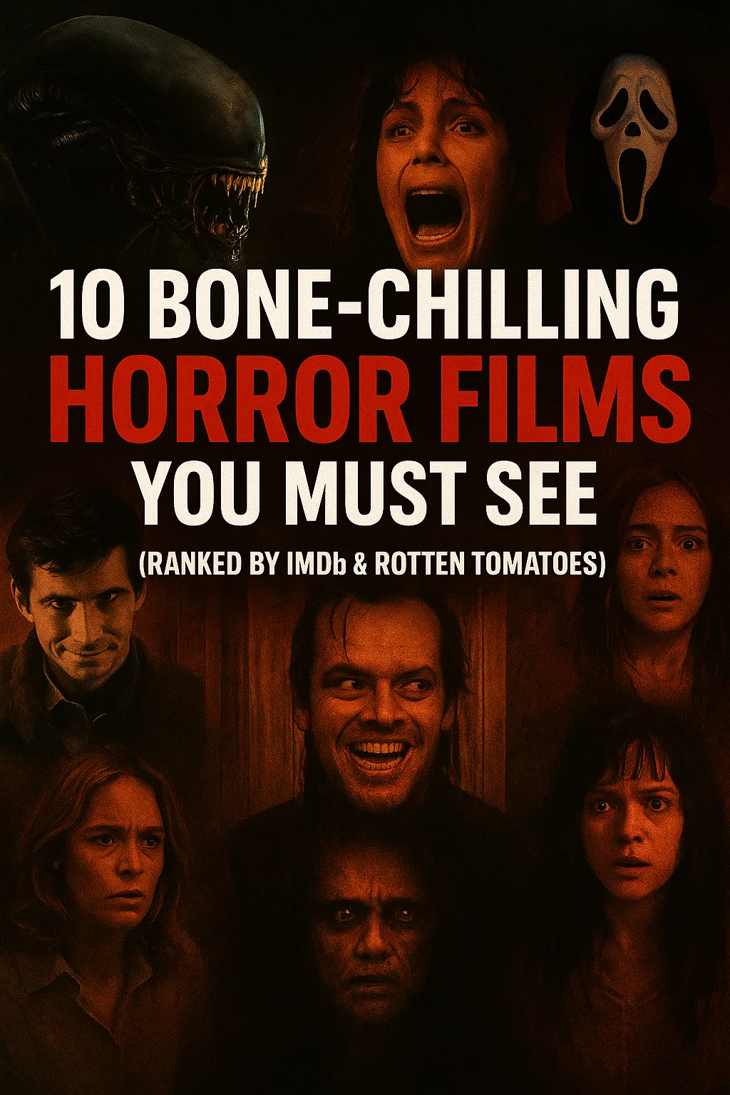 New 10 Bone-Chilling Horror Films You Must See (Ranked by IMDb & Rotten Tomatoes)