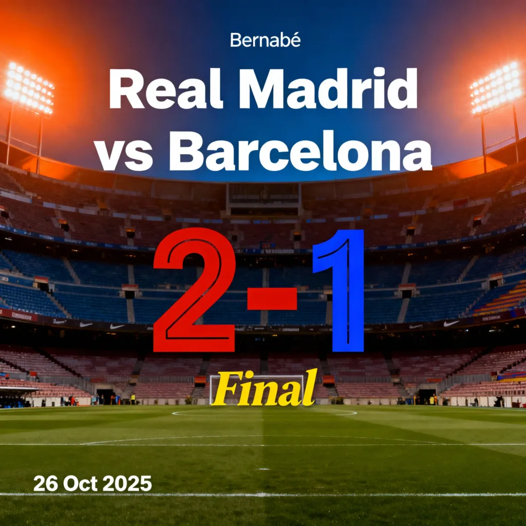 Real madrid vs Barcelona