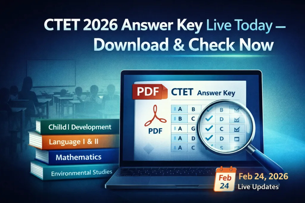 CTET Exam Answer Key 2026