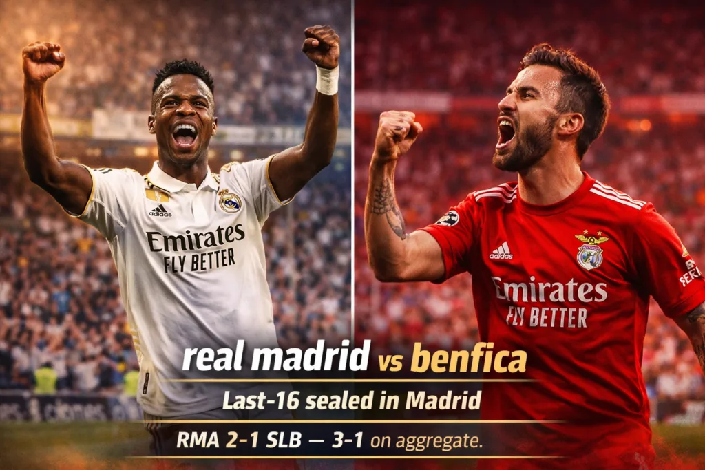 Real Madrid vs Benfica