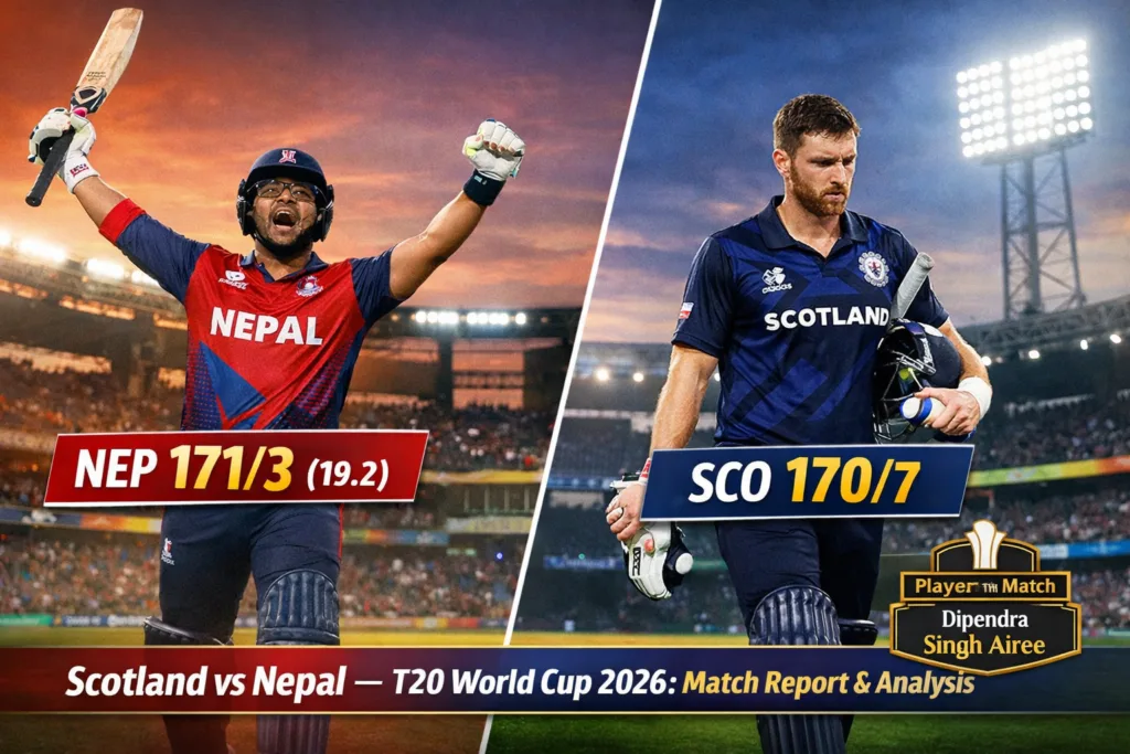 Scotland vs Nepal