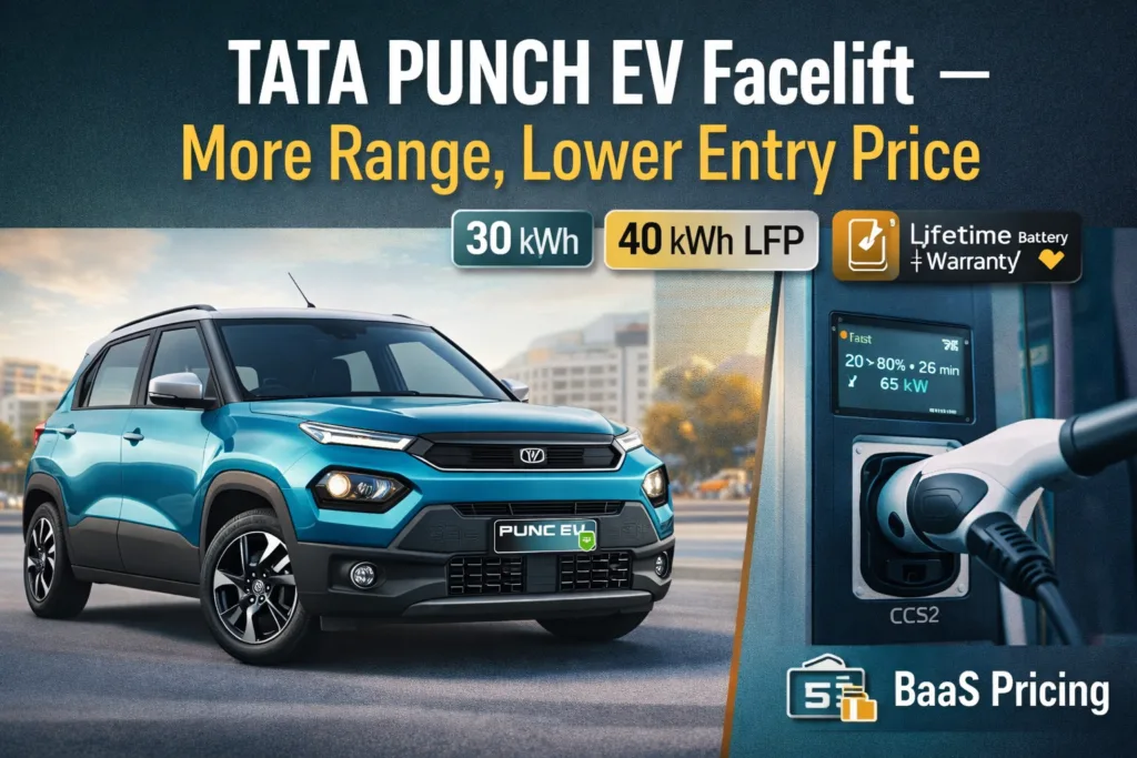 Tata Punch EV Facelift