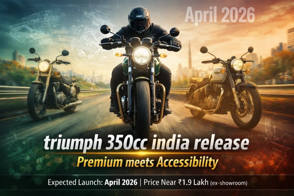 Triumph 350cc India release