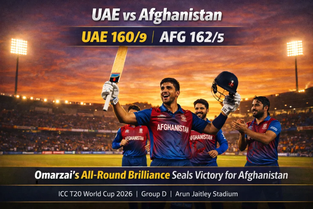 UAE vs Afghanistan