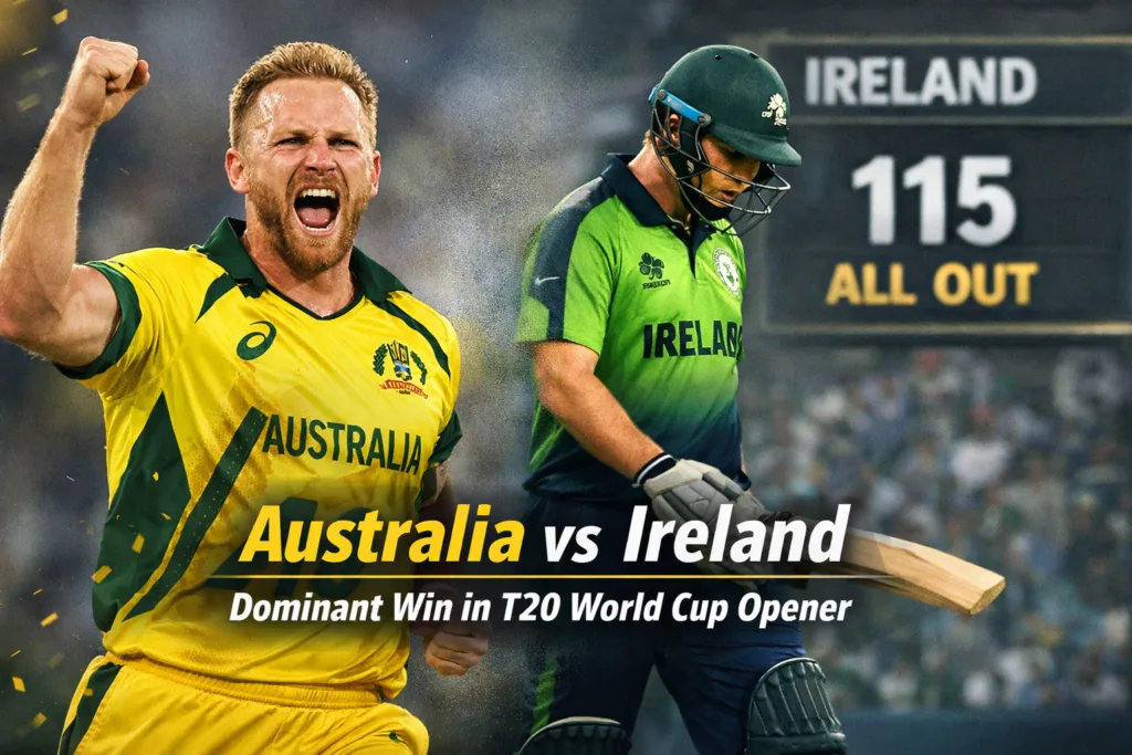 australia vs ireland