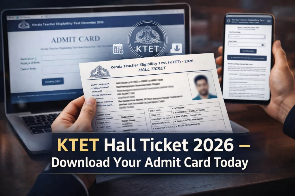 ktet hall ticket 2026