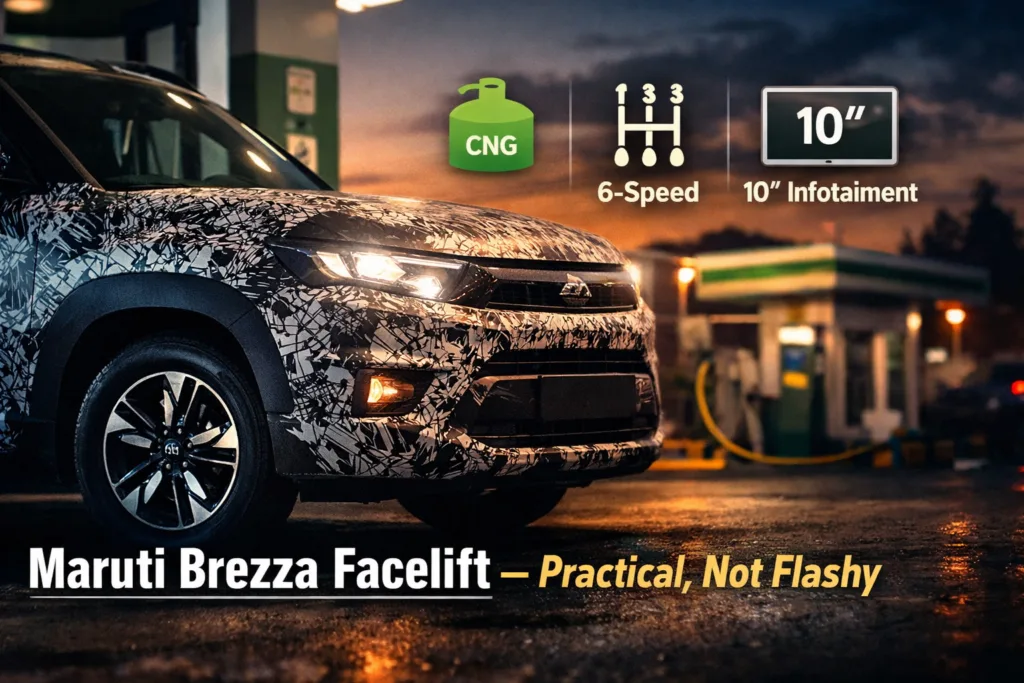 maruti brezza facelift