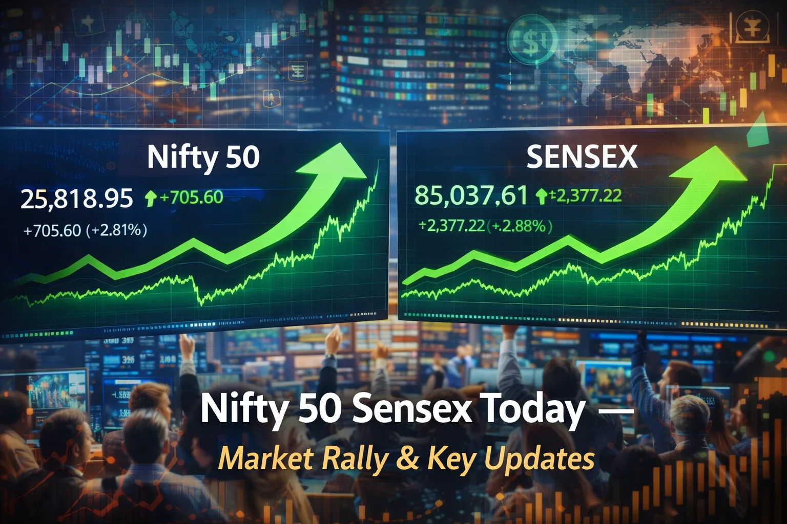 nifty 50 sensex today