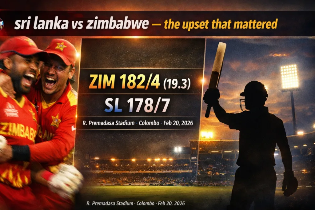 sri lanka vs zimbabwe