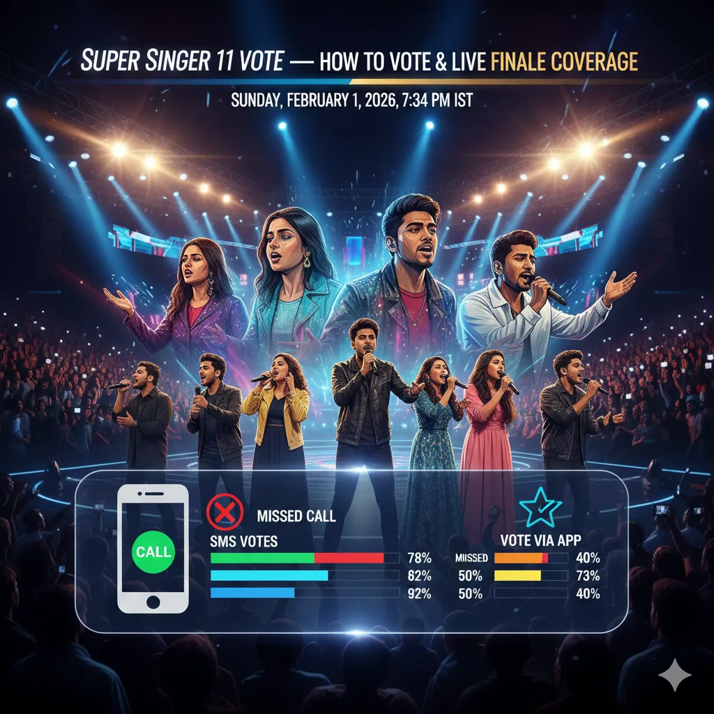 super singer 11 vote