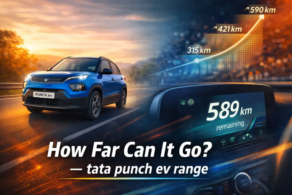 tata punch ev range