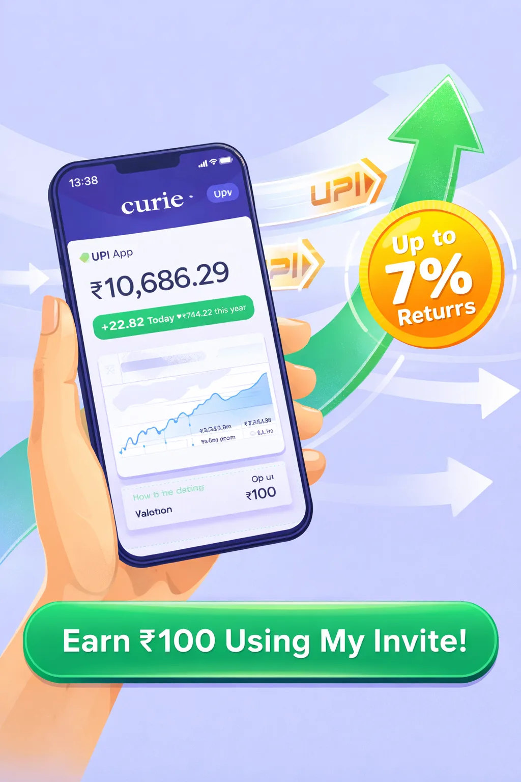 📈 Curie App Review: India’s First UPI Wallet That Makes Money Grow While You Spend