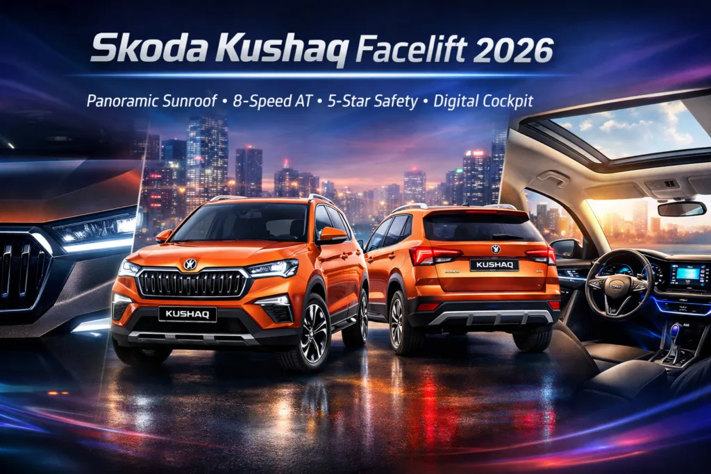 Skoda Kushaq Facelift 2026