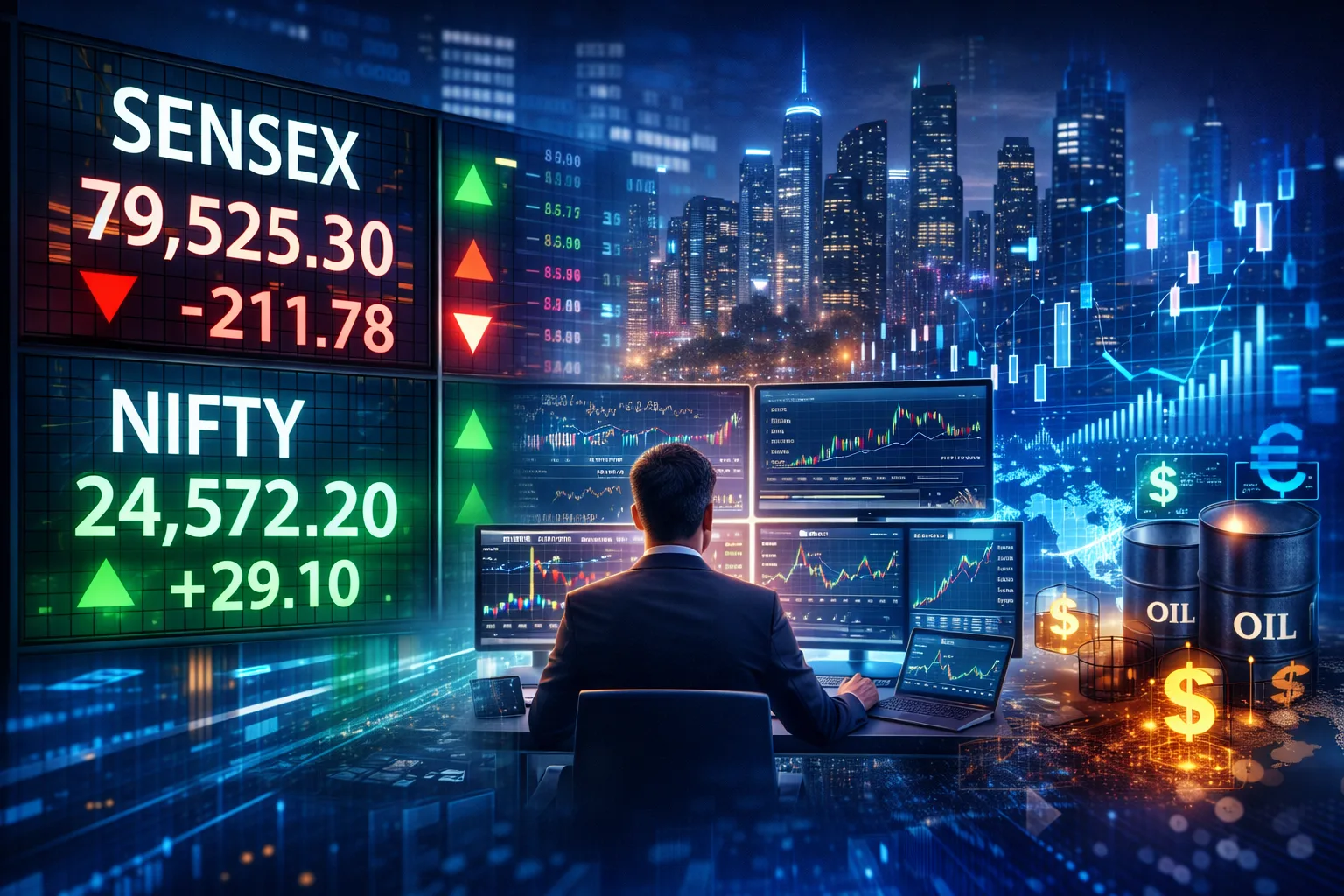 Today’s Sensex and Nifty