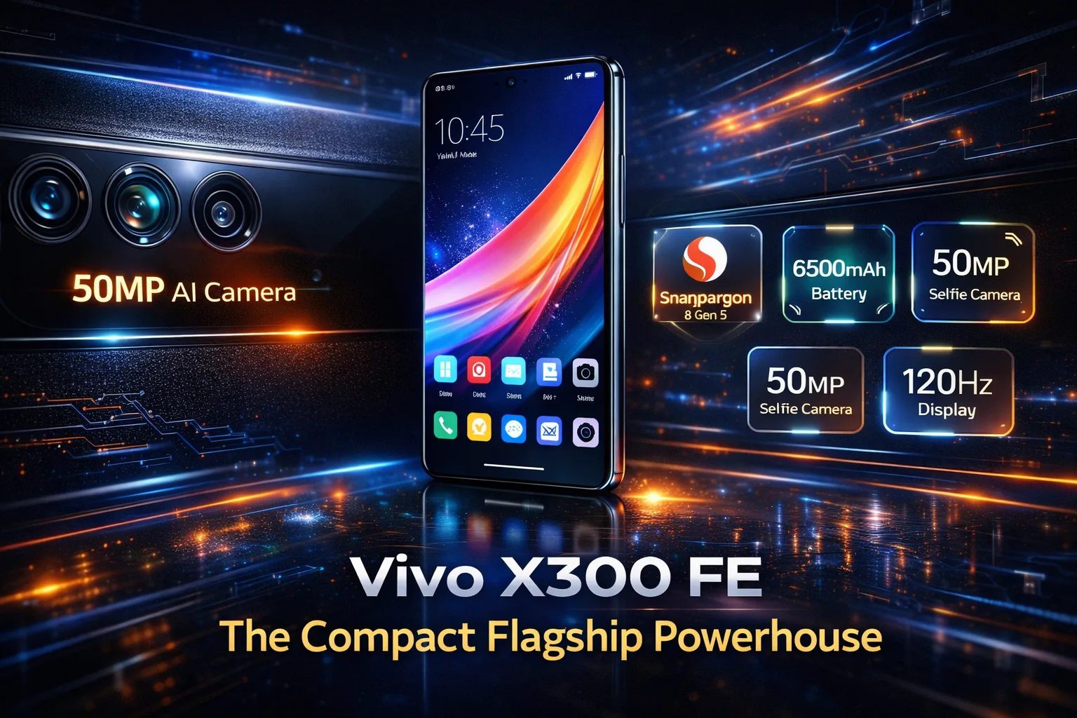 Vivo X300 FE Analysis: Snapdragon 8 Gen 5 Power, 6500mAh Battery & the Rise of Compact Flagships