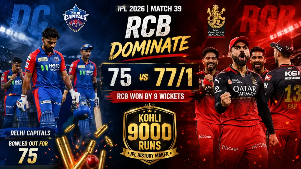 DC vs RCB