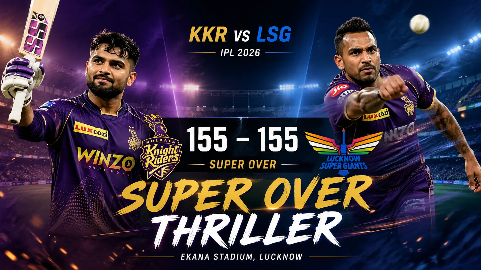 KKR vs LSG