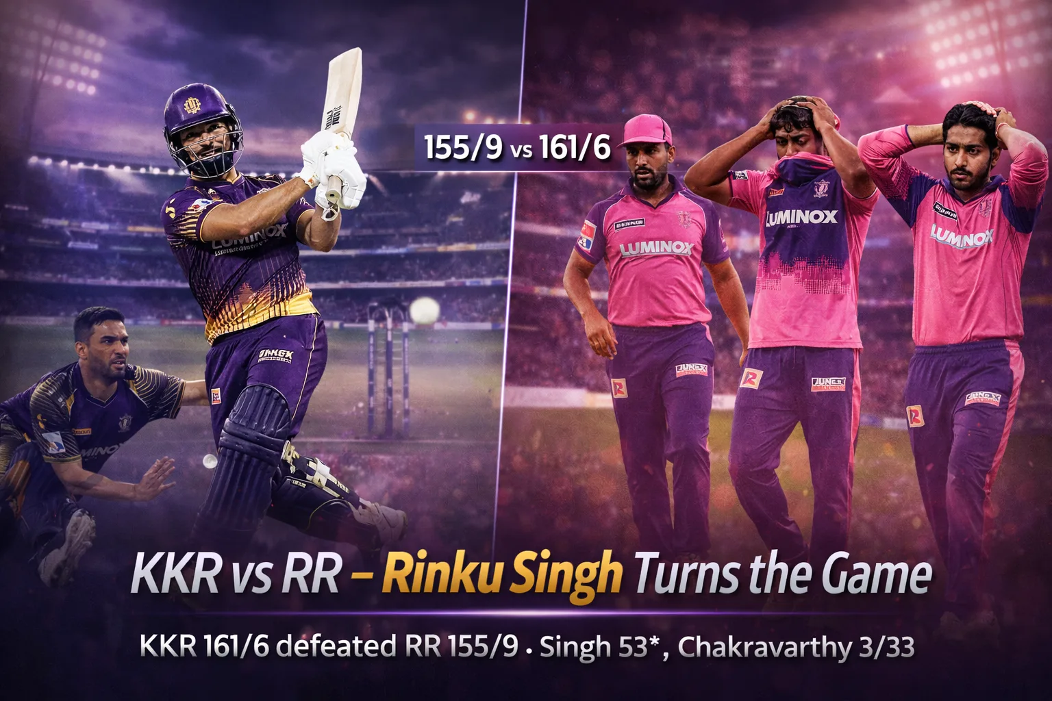 KKR vs RR