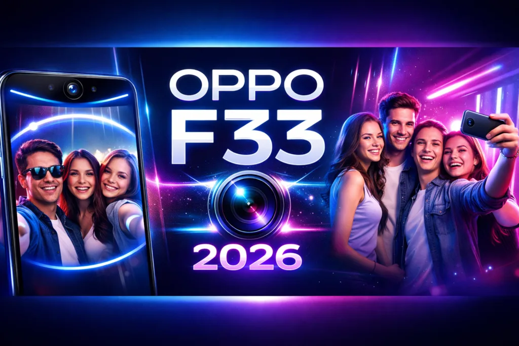 🔥 OPPO F33 Set to Launch with 50MP Selfie Power OPPO F33