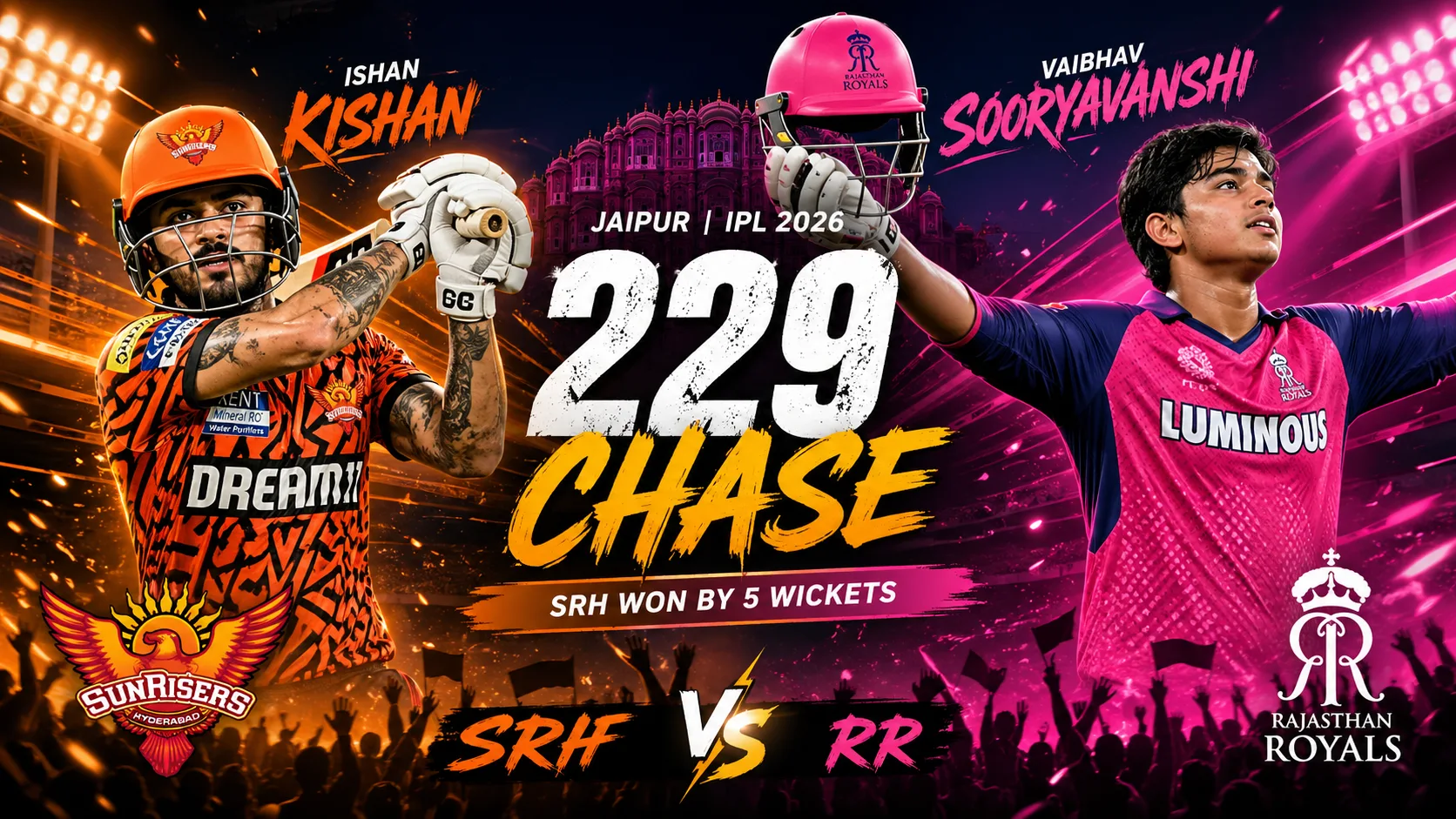 SRH vs RR