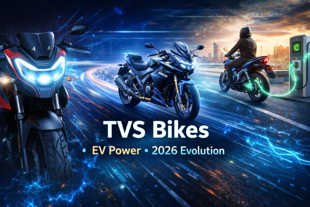 TVS Bikes 2026: Sales Surge, EV Expansion & Premium Strategy Reshaping India’s Two-Wheeler Market TVS Bikes