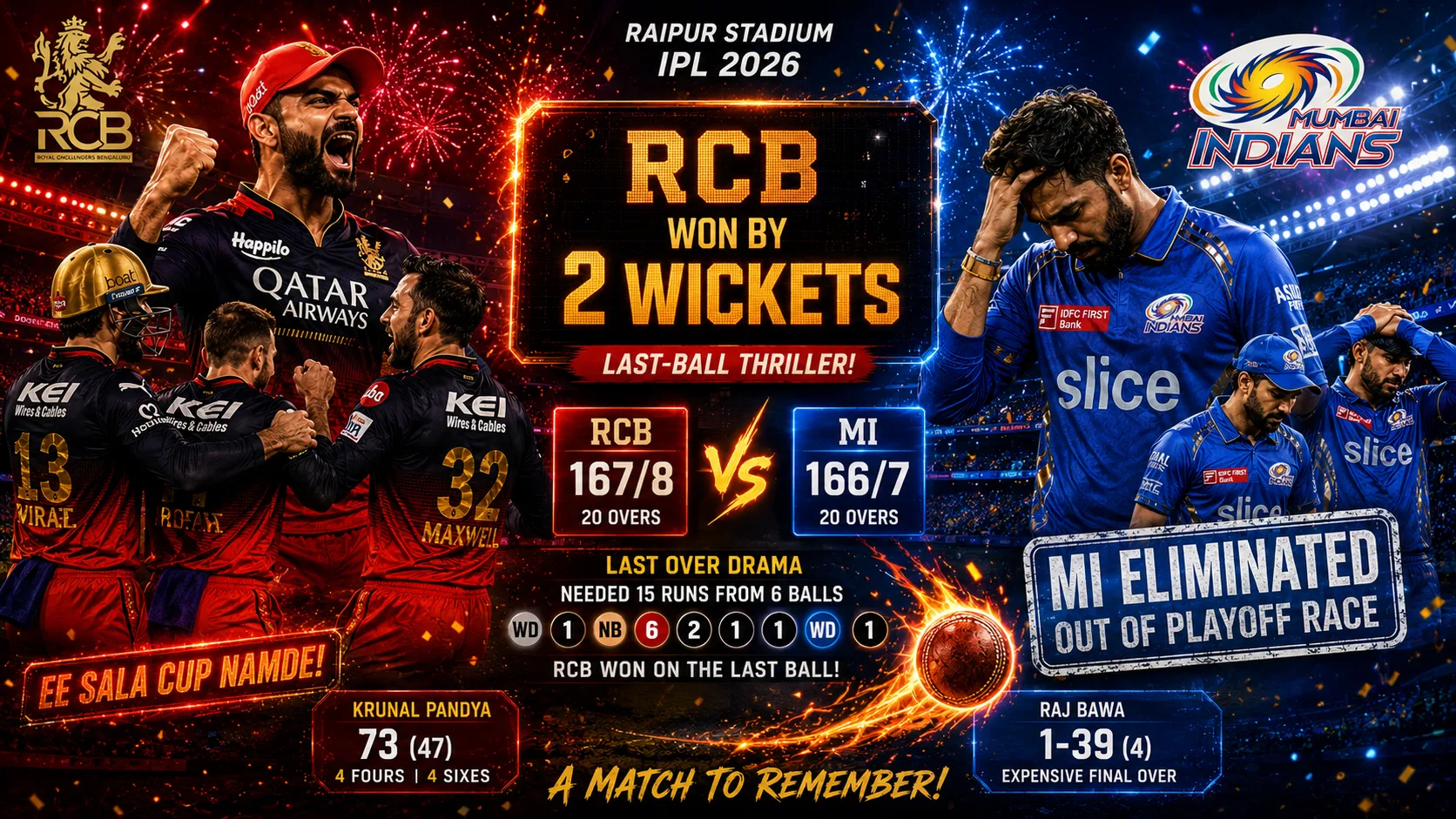 MI vs RCB
