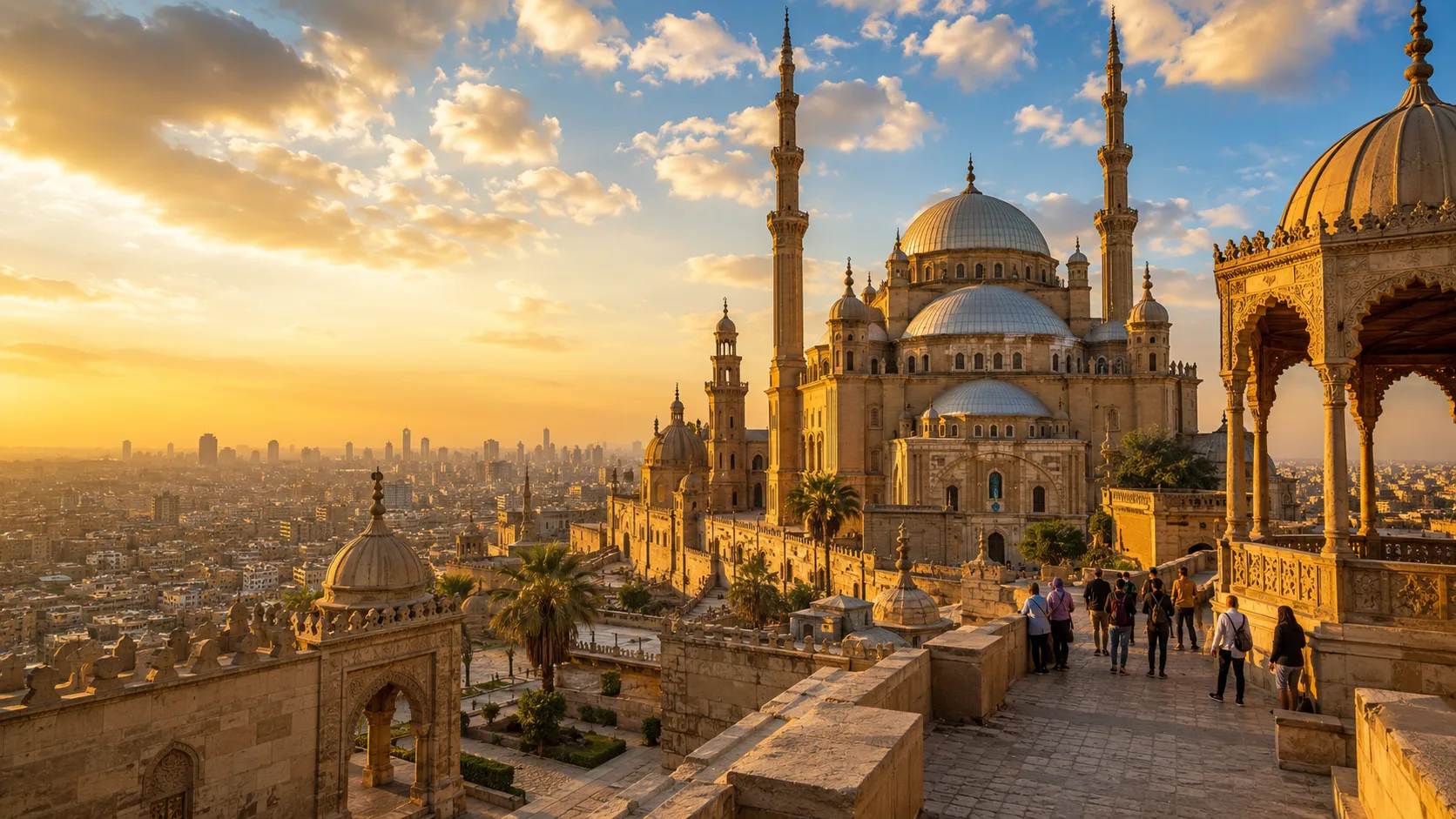 Mosque of Muhammad Ali in Kairo Egypt