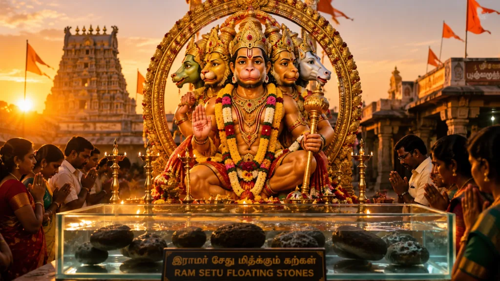 Panchmukhi Hanuman Temple in Rameshwaram