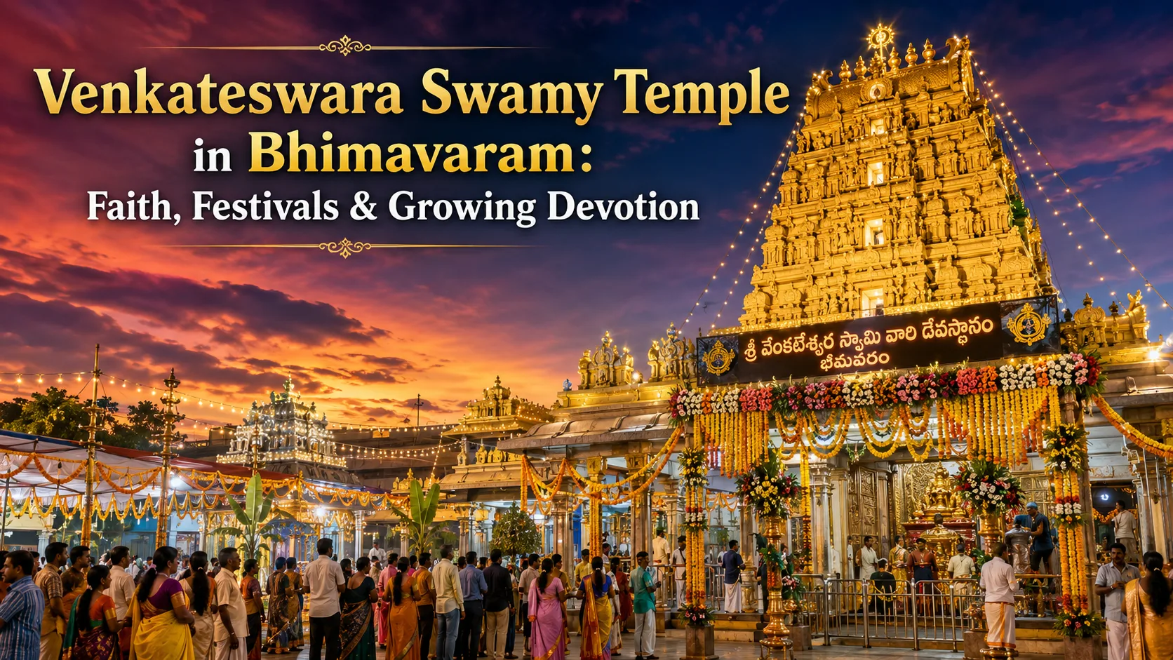 Venkateswara Swamy Temple in Bhimavaram