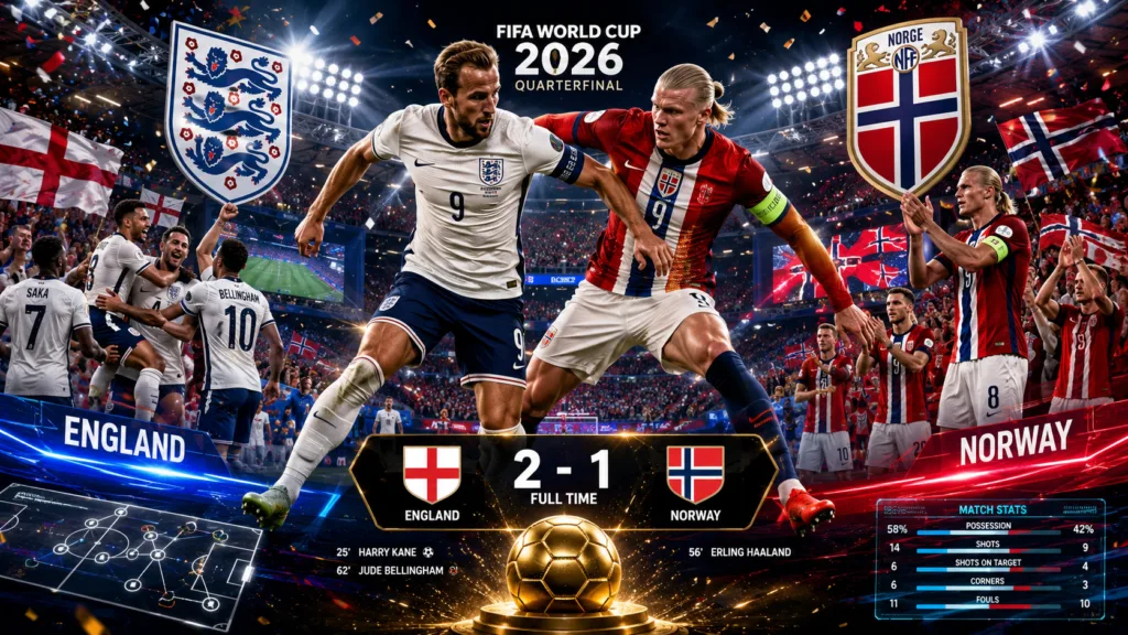 Norway vs England Ends in World Cup Quarterfinal Thriller norway vs england