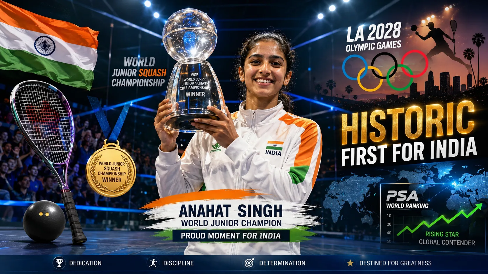 Anahat Singh’s Squash Triumph Signals India’s Golden Future