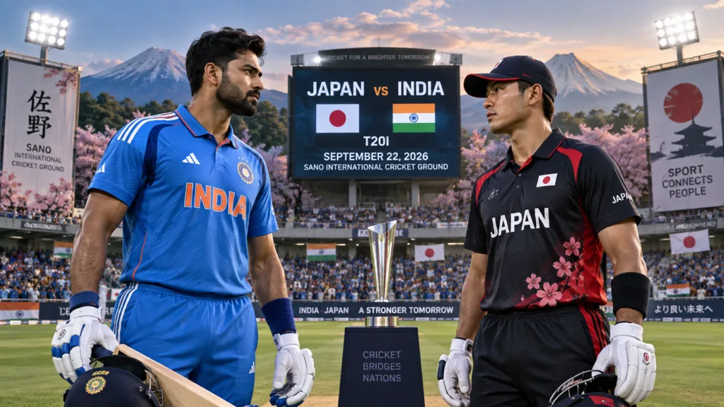 Japan vs India T20I: Historic Clash Set for Sano Japan vs India T20I